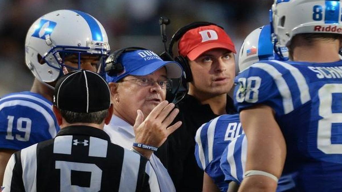 Duke coach David Cutcliffe is relying on familiarity of thieropponents when the Blue Devils resume their season after this week’s bye.