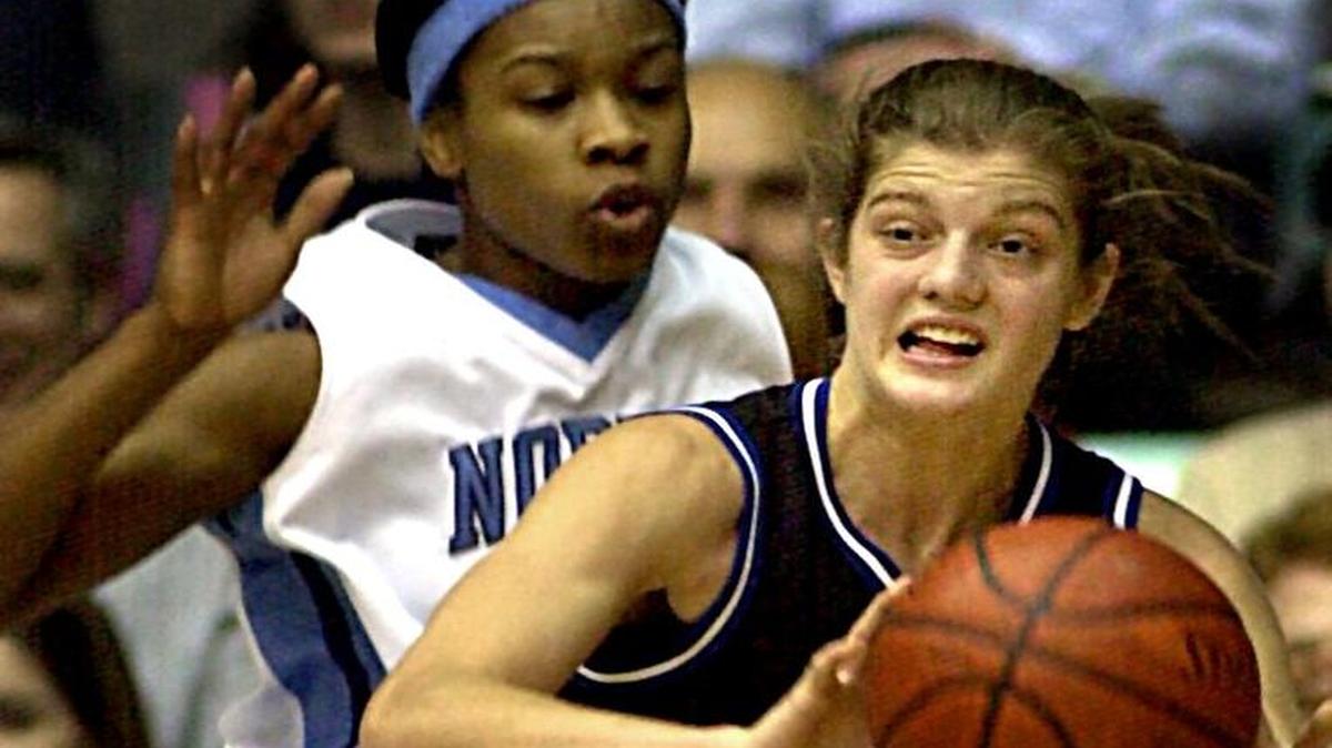 
Over her playing career, Duke's Georgia Schweitzer Beasley was twice named the ACC Player of the Year and was a finalist for the 2001 Naismith Award. She guided Duke to the 1999 championship appearance, a loss that still causes Beasley heartache. The list goes on: ACC tournament titles in 2000 and 2001, first-team All America honors and the first Duke player to notch at least 1,500 points, 500 rebounds, 400 assists and 150 steals.

