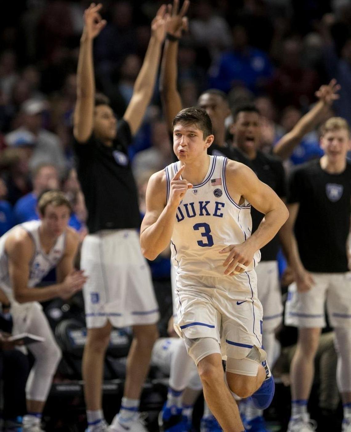 Duke’s Grayson Allen is returning to school for his senior season.