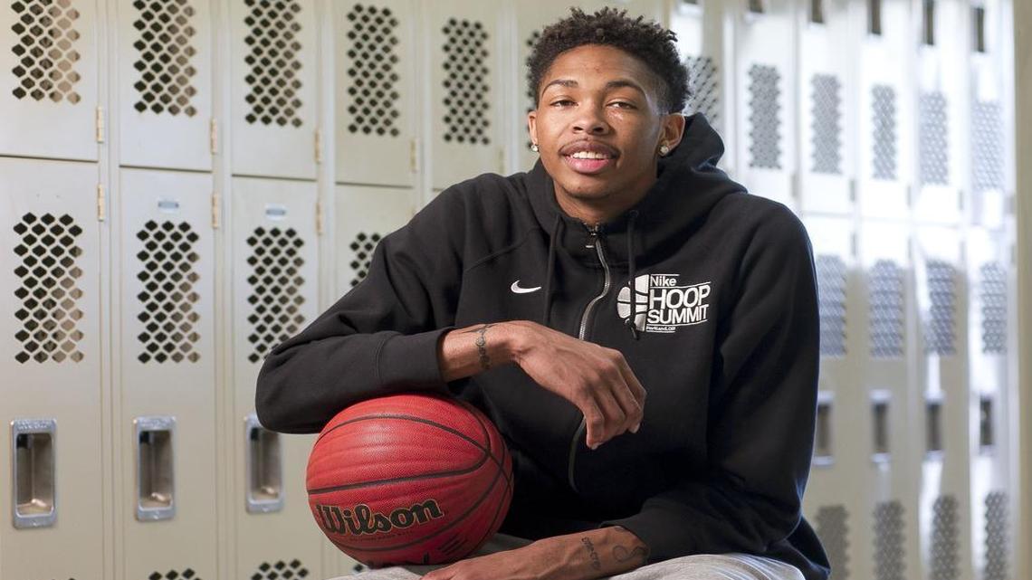 
Highly recruited basketball player Brandon Ingram, a senior at Kinston High School, poses for a portrait on Friday, April 24, 2015 in Kinston. Ingram is being courted by a long list of top schools that include Duke, Kansas, Kentucky, North Carolina and NC State. Ingram said Friday that he and his family would make a decision over the weekend and plan an announcement on Monday April 27, 2015 at Kinston High School.
