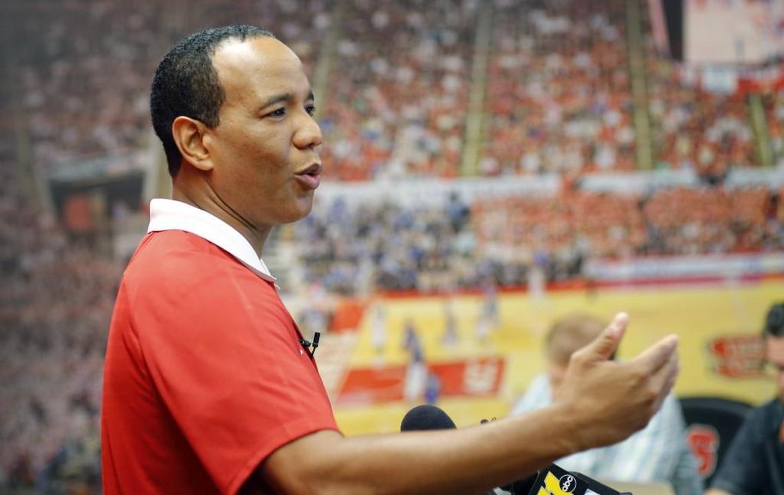 N.C. State basketball coach speaks at the Dail Basketball Complex on August 1, 2017.
