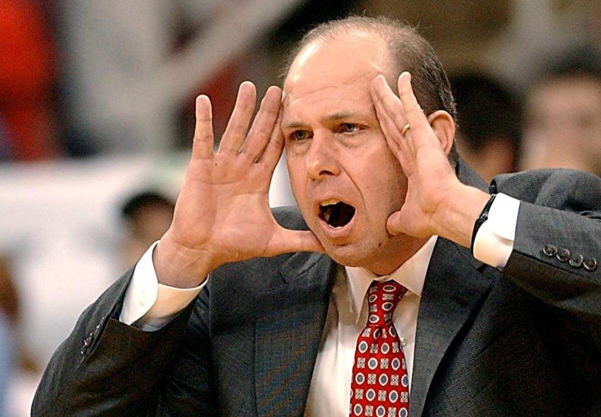 A 2004 photo of then-NC State basketball coach Herb Sendek.