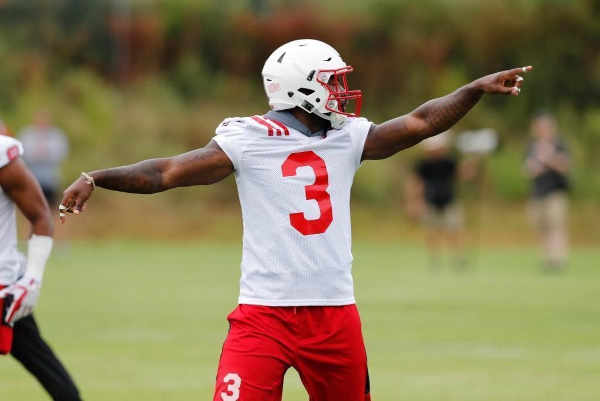N.C. State's Germaine Pratt runs drills during the Wolfpack's first practice of fall camp at the Curtis and Jacqueline Dail Football Practice Complex in Raleigh Saturday, July 29, 2017.