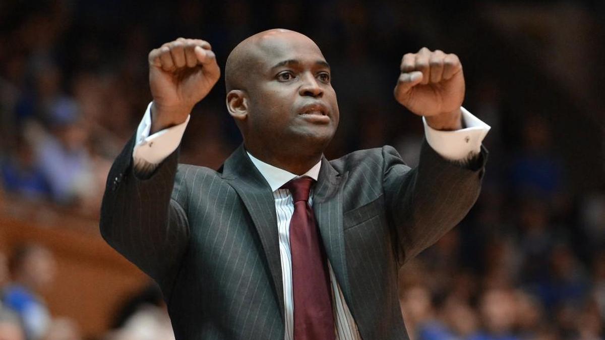 Former Virginia Tech coach James Johnson during game against Duke in 2014. Johnson has been named an N.C. State assistant coach by Kevin Keatts.