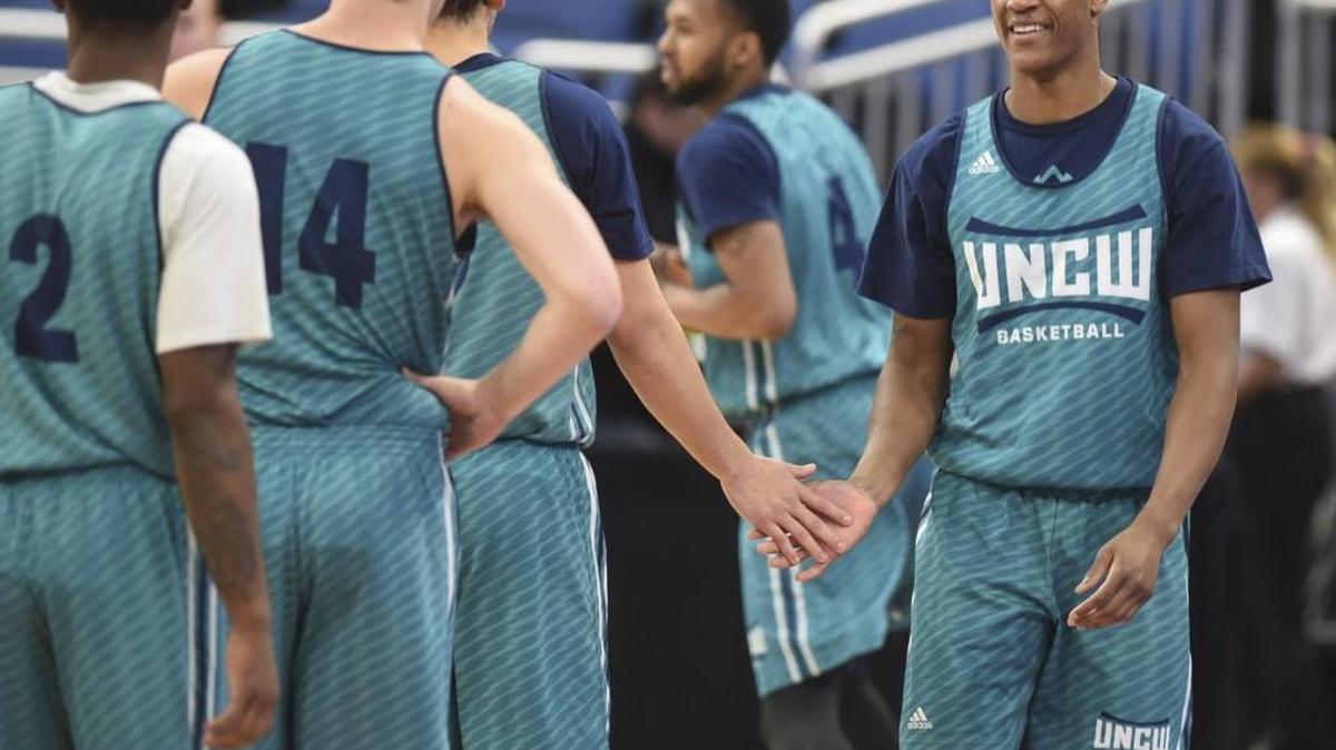UNC Wilmington guard C.J. Bryce, right, is expected to make his transfer decision between N.C. State and South Carolina on Saturday.