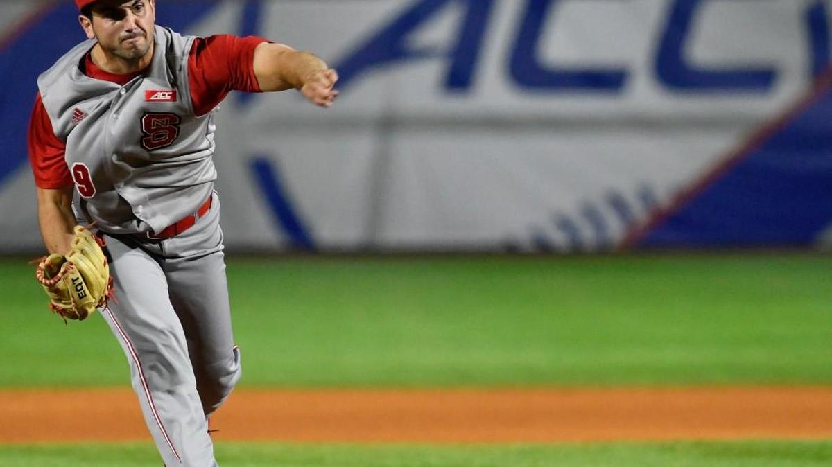 N.C. State pitcher Sean Adler throws against North Carolina during the ACC tournament last week. The Wolfpack plays against Indiana in the NCAA tournament on Friday.