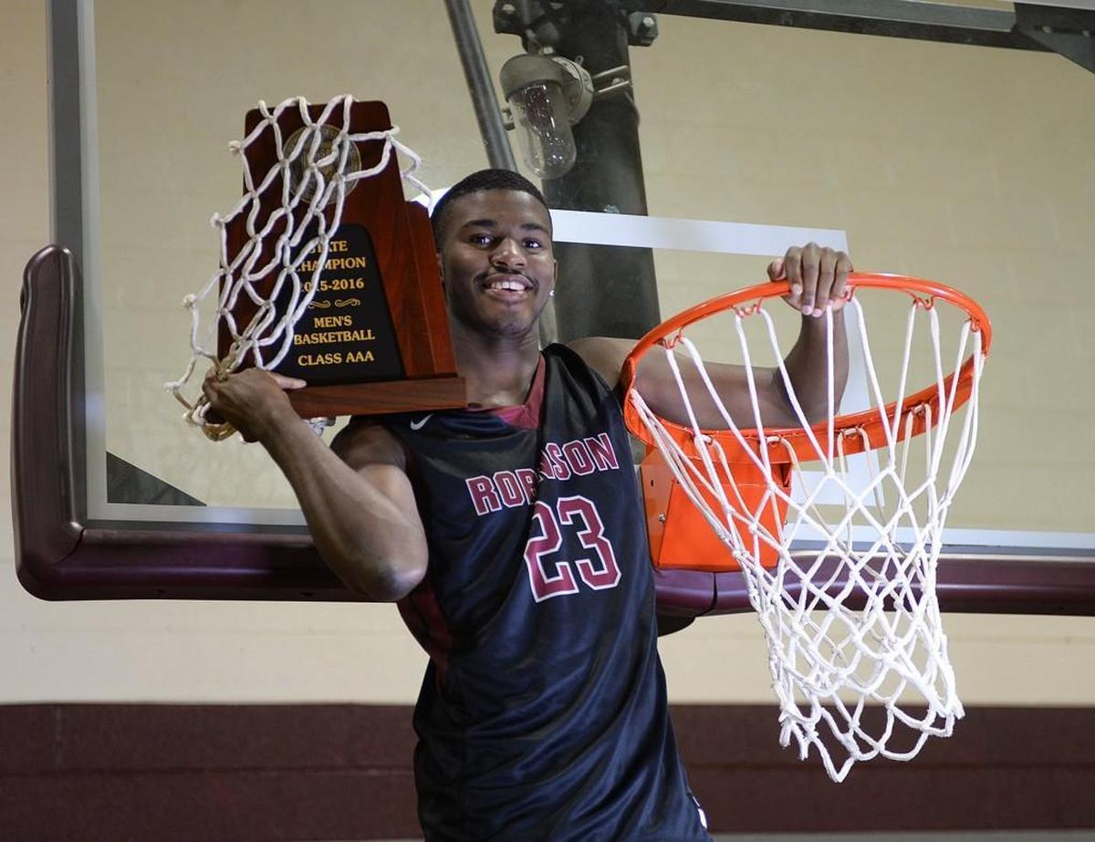Lavar Batts Jr. signed with N.C. State. In his last high school game, he and his father, who is his high school coach, won a N.C. 3A state championship.