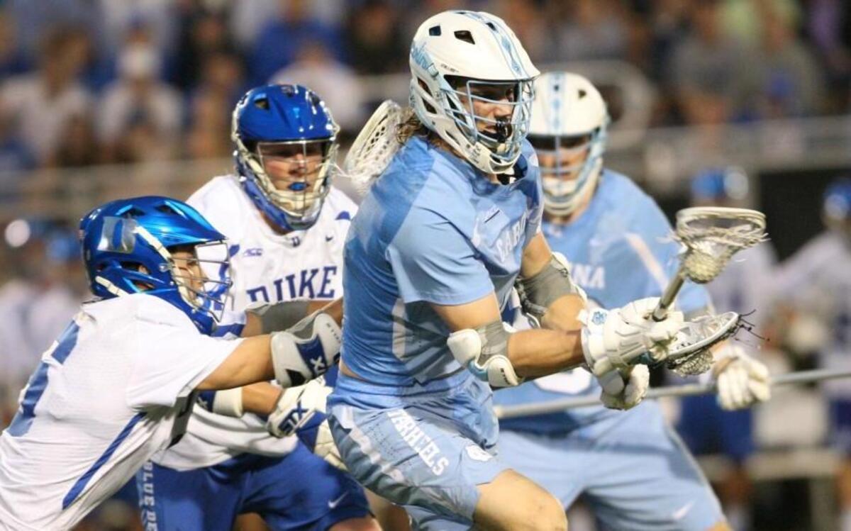 UNC's Jake Matthai plays during their overtime victory over Duke in April 2016.