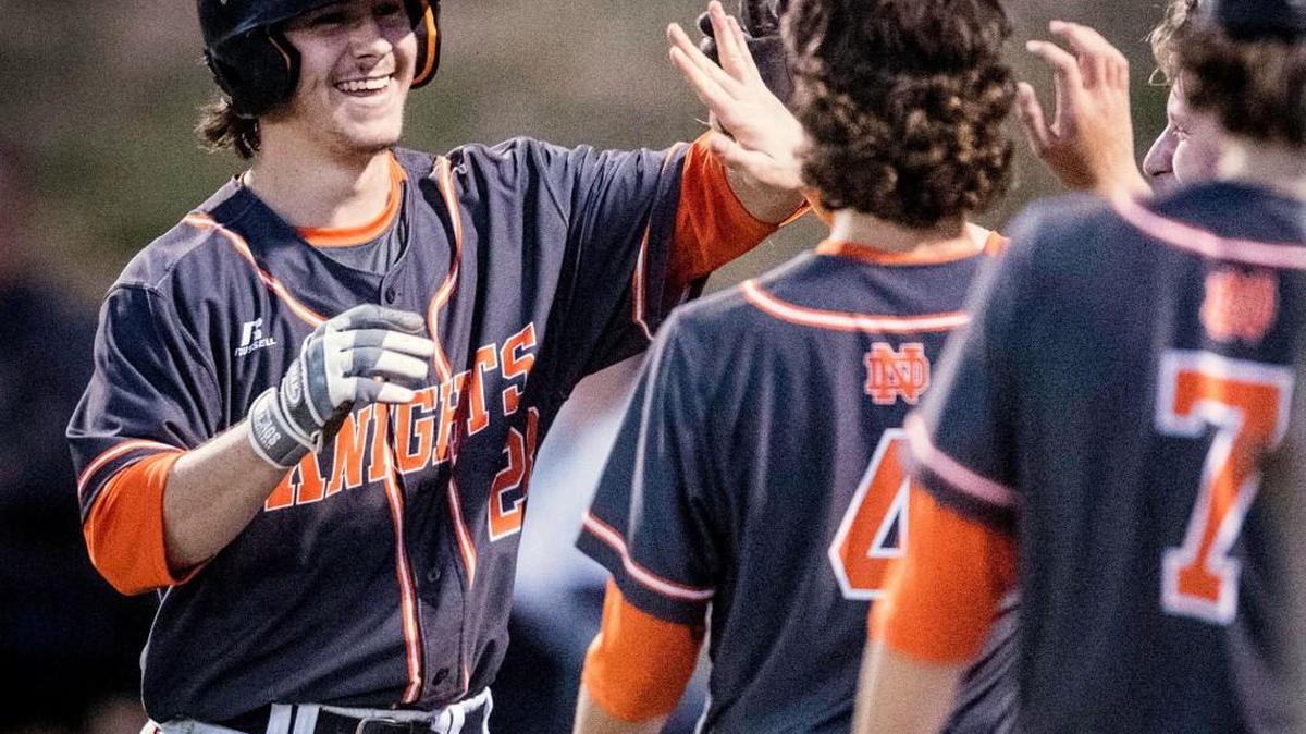 The Oakland A’s are taking a chance on North Davidson’s Austin Beck, left, picking him No. 6 overall in the 2017 MLB draft a year after knee surgery.