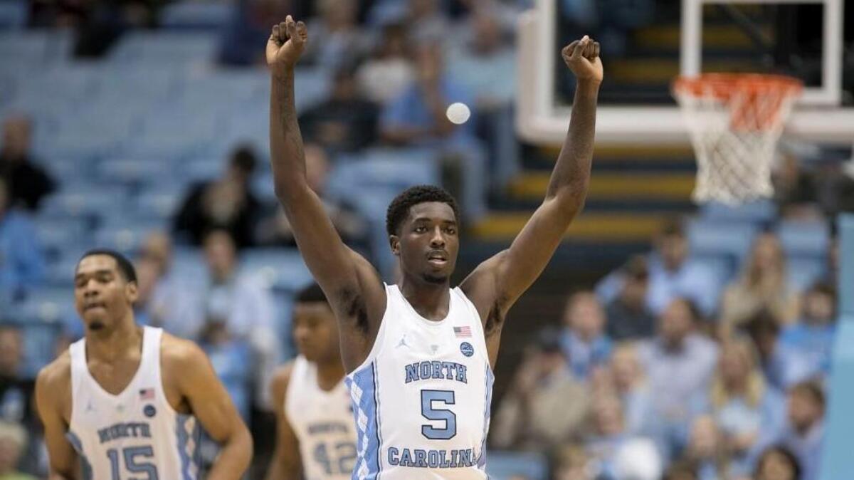 North Carolina’s Jalek Felton runs the defense against Western Carolina on Dec. 6. UNC announced on Tuesday it had suspended Felton.