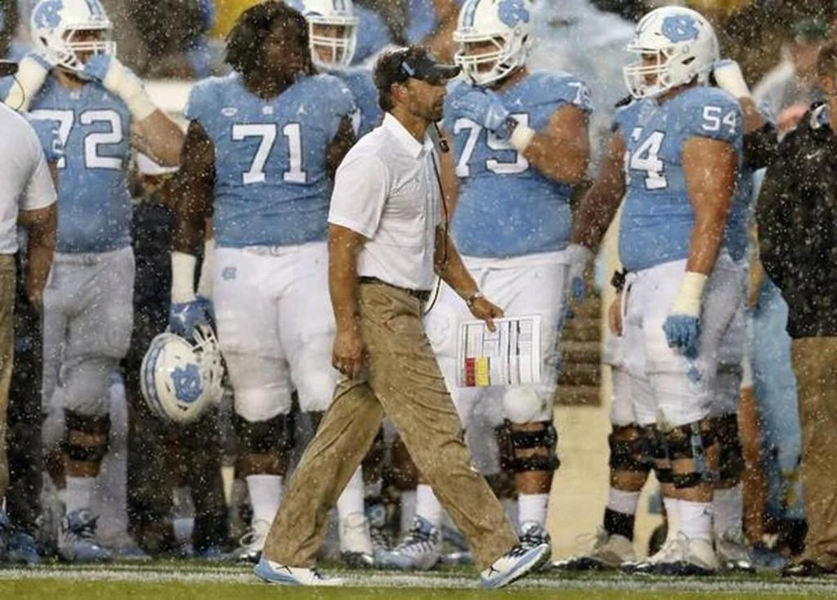 UNC coach Larry Fedora during this season has endured some of the most challenging moments of his head coaching career.