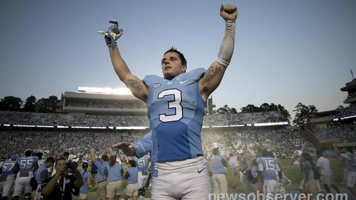 Why UNC receivers wore bathrobes while warming up