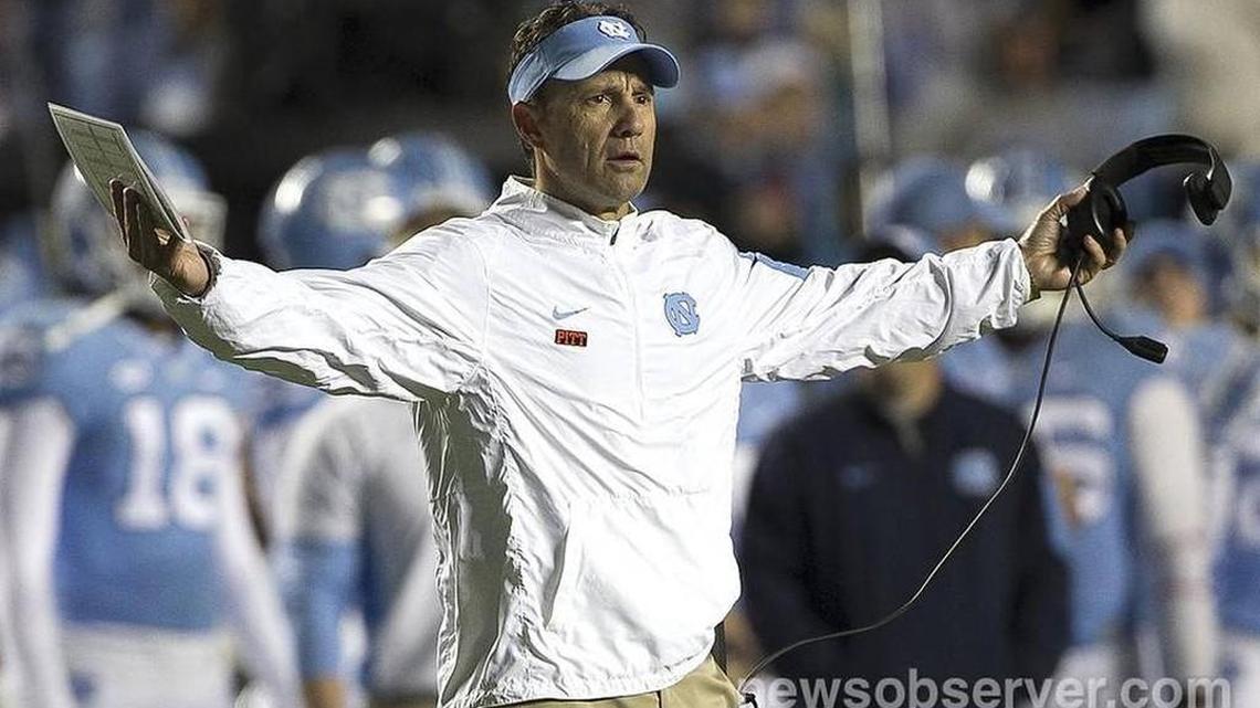 
UNC coach Larry Fedora reacts on Saturday to the controversial call that negated a long Ryan Switzer punt return. On Monday he said “nothing” would make him feel better about the call.
