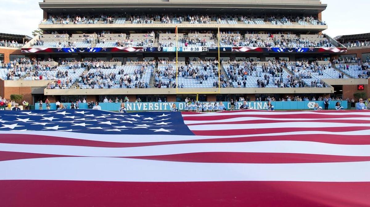 Kenan Stadium, home to the UNC football team, could see a reduction in capacity after blue chair back seats are added to some sections.