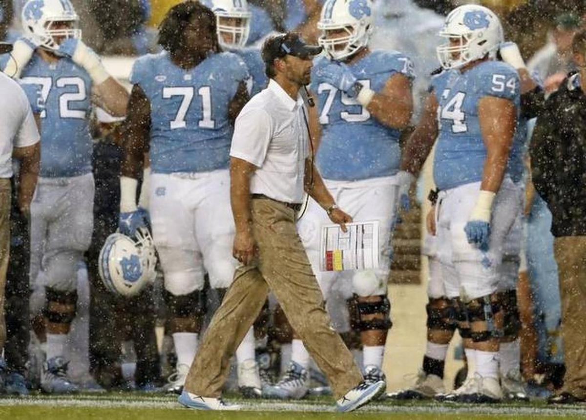 UNC coach Larry Fedora said after a 33-10 defeat against Notre Dame on Saturday that he hasn’t found a way to put his players in a position to win.