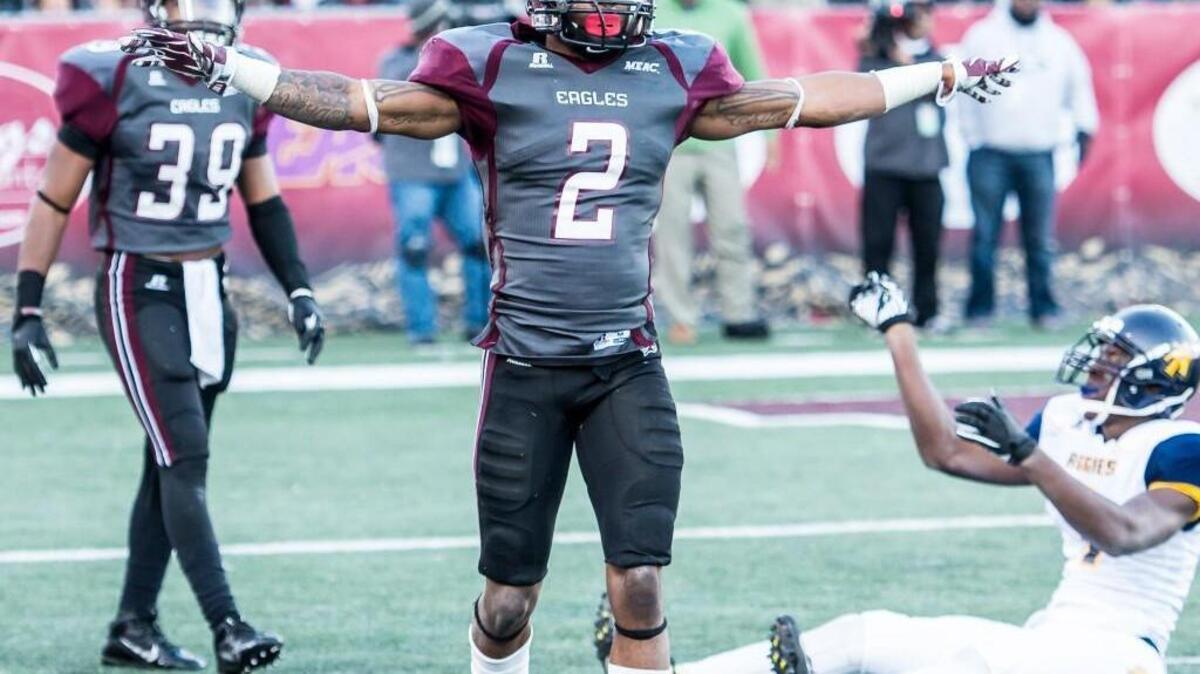 N.C. Central cornerback Ryan Smith is looking to become the first Eagles player to be chosen in the NFL draft since 2007.