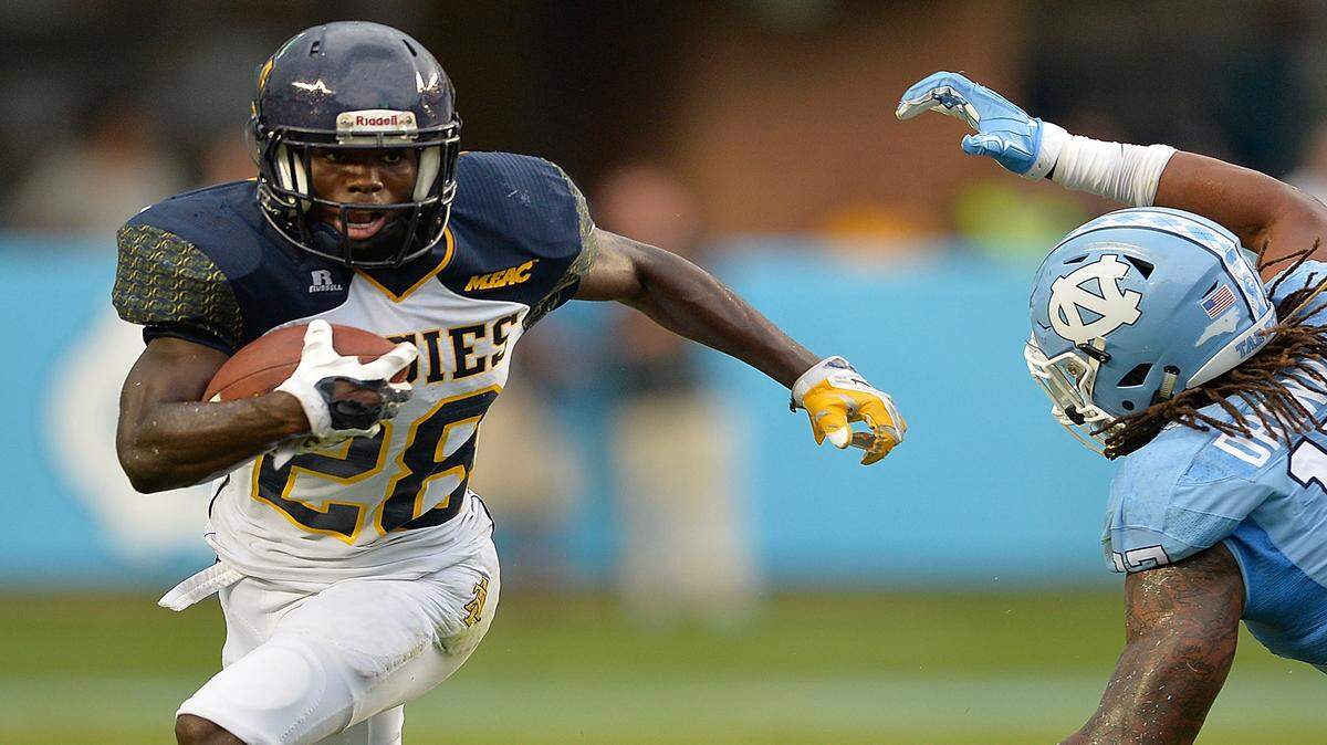 Tarik Cohen, a junior from Bunn, has rushed for 1,136 yards and 12 touchdowns to became N.C. A&T’s all-time leading rusher.
