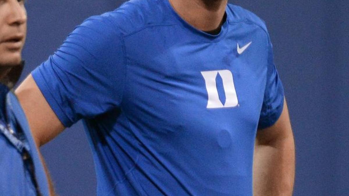 Duke quarterback Thomas Sirk will miss the season after re-injuring his left Achilles tendon on Thursday.