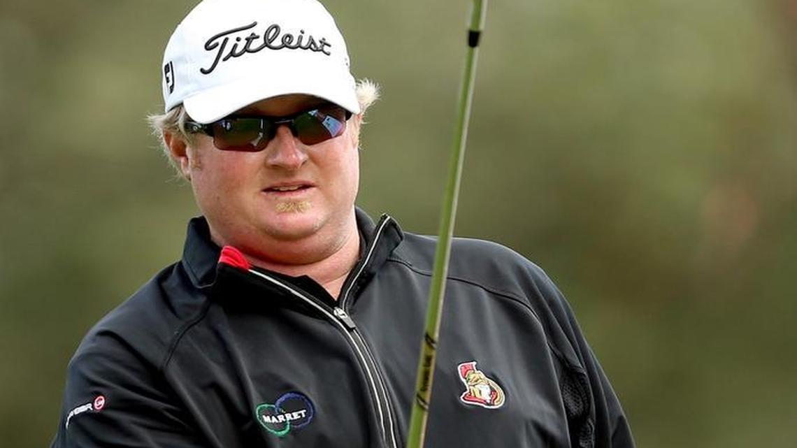 Brad Fritsch of Canada lines up on the 7th tee during the first round of the Colombia Championship presented by Claro at the Country Club de Bogoto on February 5, 2015 in Bogota, Colombia.