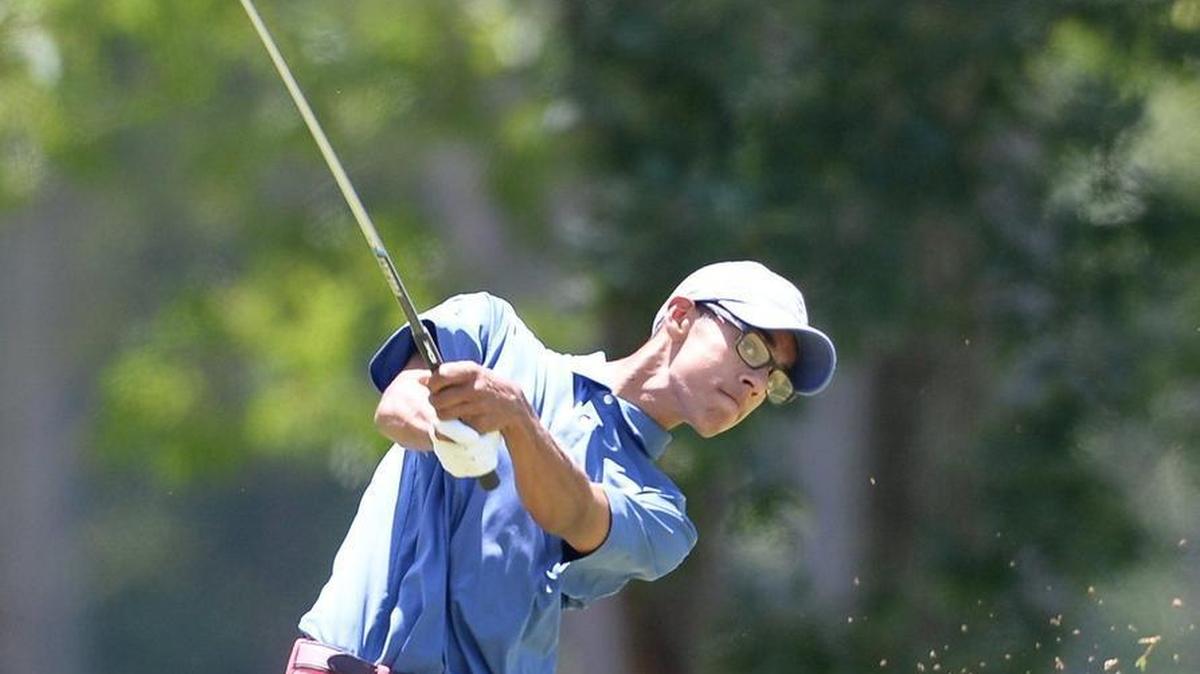 Akshay Bhatia of Wake Forest hits from the fairway during the 56th North Carolina Amateur Championship on the Jack Nicklaus Signature Golf Course at the Governor's Club in Chapel Hill on June 19, 2016.