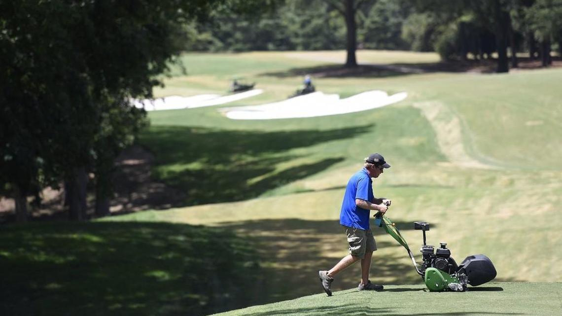 The par-4 11th at Quail Hollow Club is one of the holes that has undergone changes in preparation for the 2017 PGA Championship. It was lengthened by about 30 yards, with a fairway bunker now in play. Holes 1, 4 and 5 have also been altered for Charlotte’s first major golf championship.
