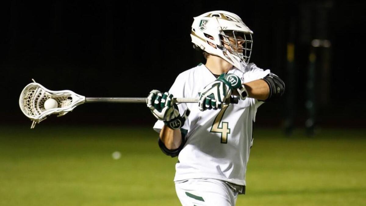 The Ravenscroft boys lacrosse team during Cardinal Gibbons' boys lacrosse match at Ravenscroft on Thursday, April 7, 2016. Cardinal Gibbons won the match 10-6.