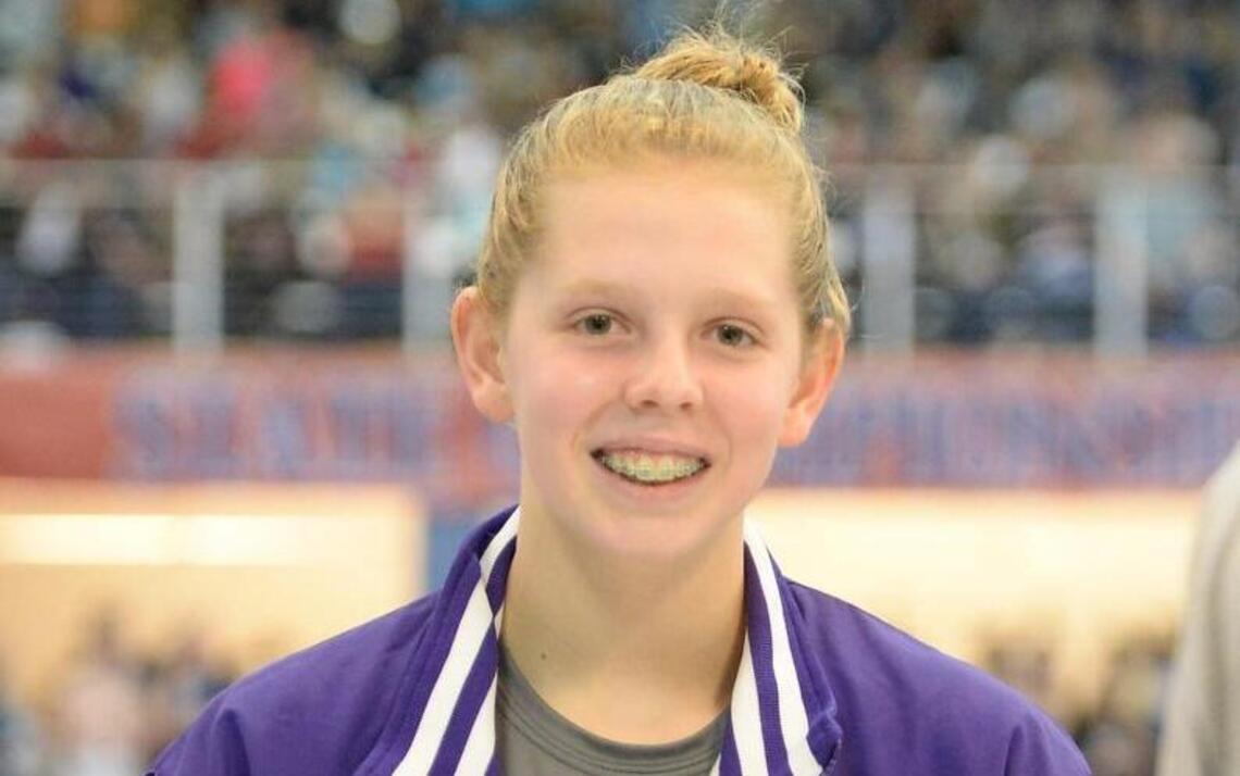 Carrboro’s Claire McDaniels follows family history to 1A/2A diving title