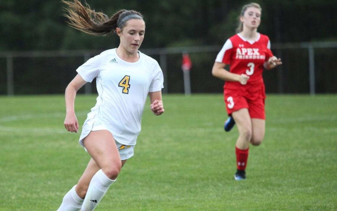 Apex shuts out Apex Friendship girls soccer