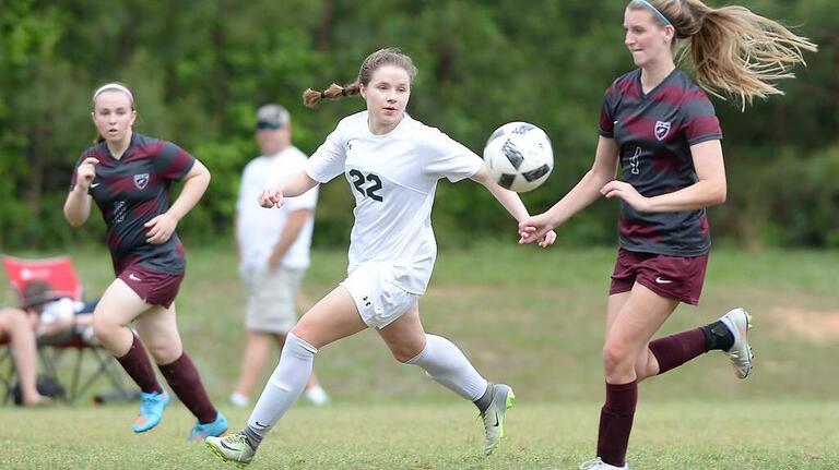 Photo Gallery: East Wake Academy at Woods Charter girls soccer - May 1, 2017