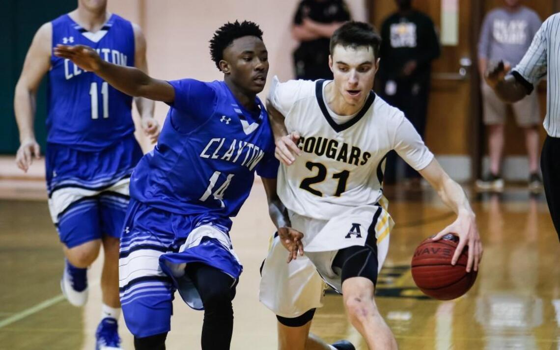 Eric Fox scores 40 as Apex closes out Cougar Den with win over Clayton