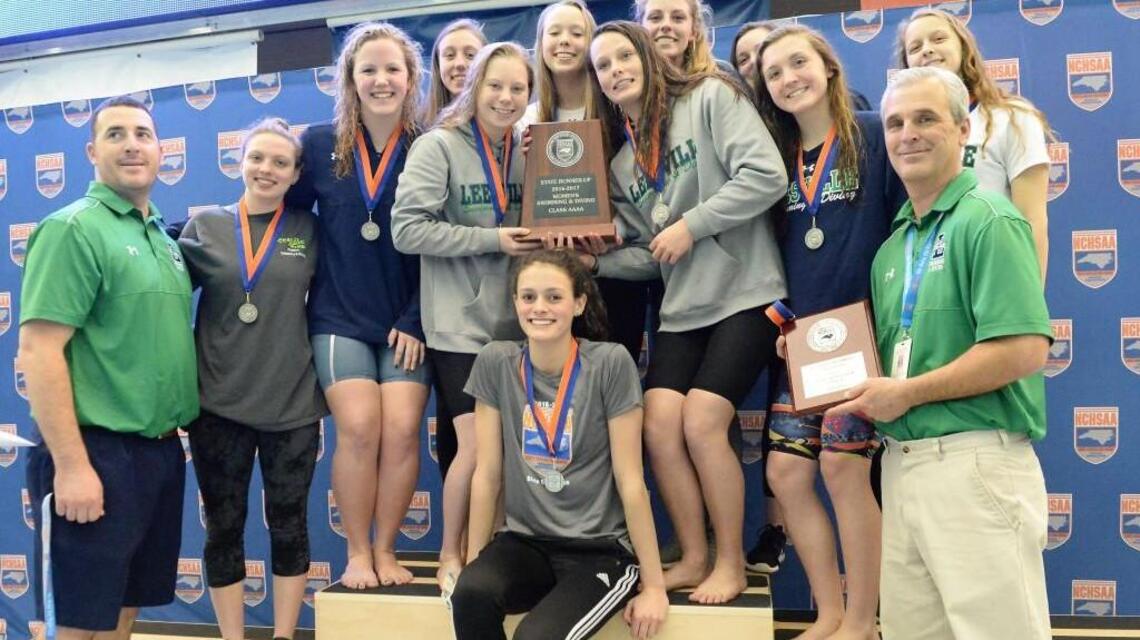 Leesville Road girls runner-up, Athens Drive boys third in NCHSAA 4A swimming championships