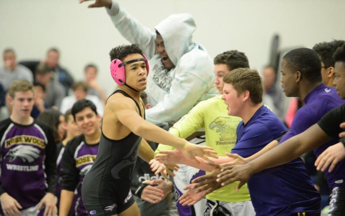 Rosewood tops Voyager Academy in 1A East wrestling final, returns to championship match