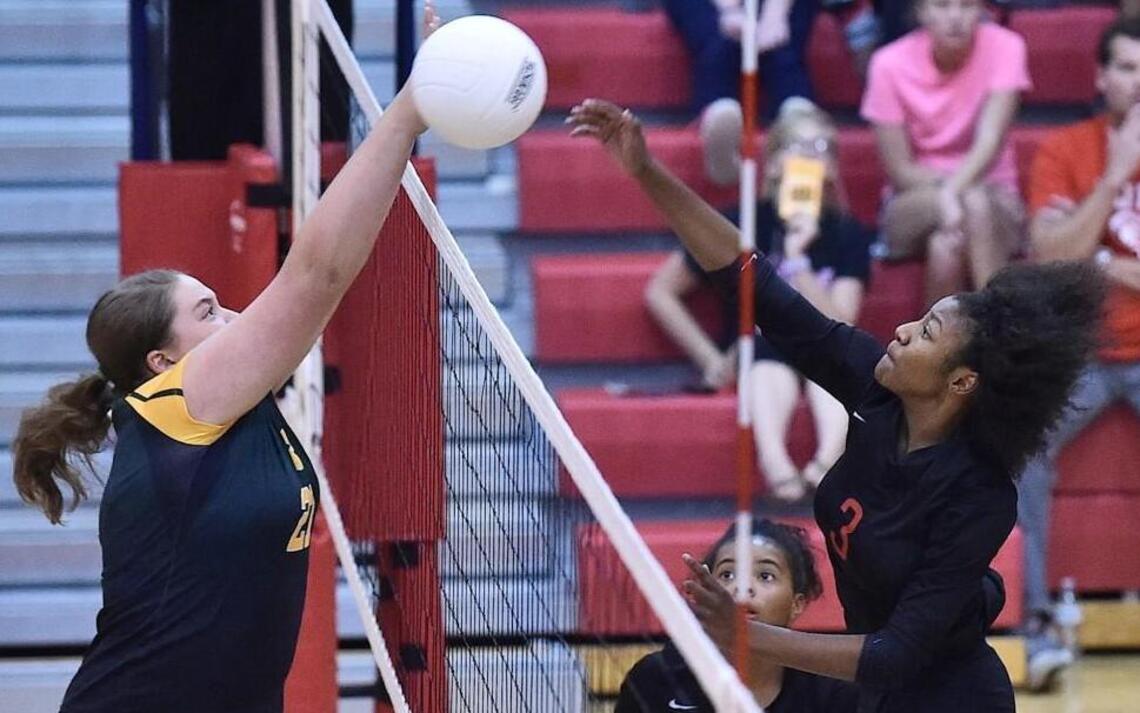 Bunn holds off rival Franklinton volleyball