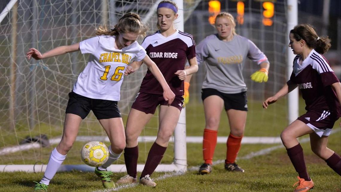 Chapel Hill girls soccer still atop Big 8, defeats Cedar Ridge