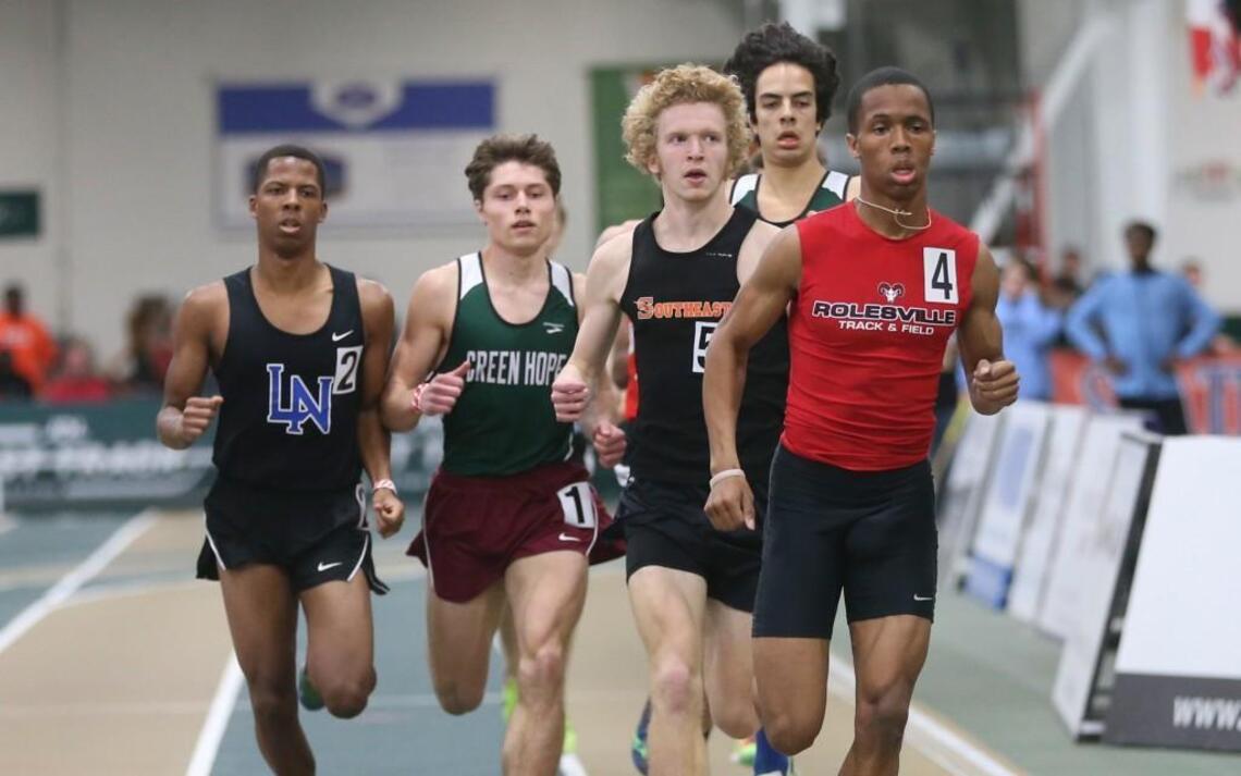 Rolesville’s Christian Pigues becomes school’s first boys track and field champion
