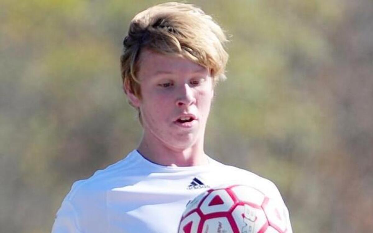 Franklin Academy’s Nick Hughes controls the ball against James Kenan during the NCHSAA 1A boys soccer fourth-round playoff game, which was played on Saturday in Wake Forest. Franklin Academy won 2-1 to move onto the Eastern Regionals.