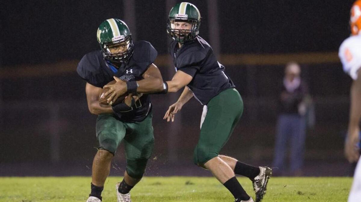 
Northwood’s Montel Goods (21) looks for yardage during the Chargers’ game against Orange, played Oct. 1 in Pittsboro.
