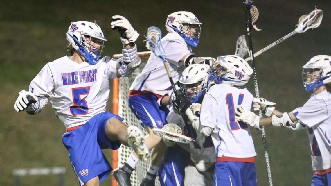 Wake Forest boys lacrosse holds off Rolesville