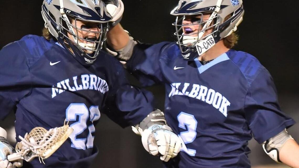 Millbrook rallies by Heritage boys lacrosse in double overtime