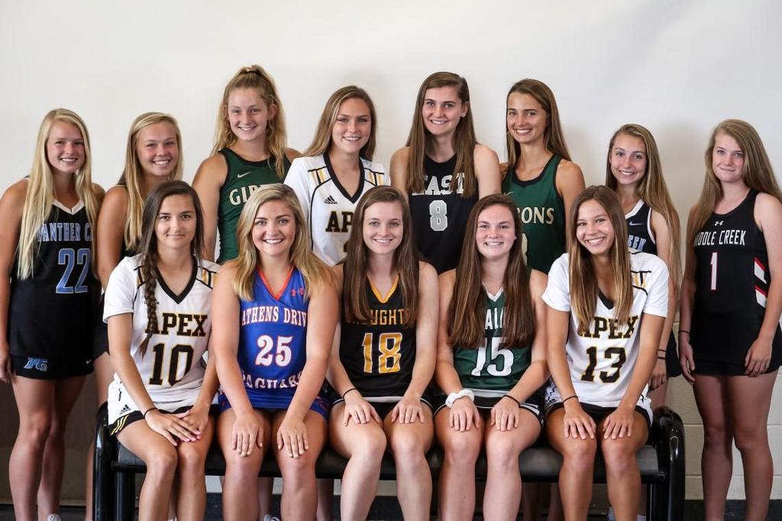The News & Observer's All Metro Spring girls lacrosse team portraits on Monday, June 18, 2018.