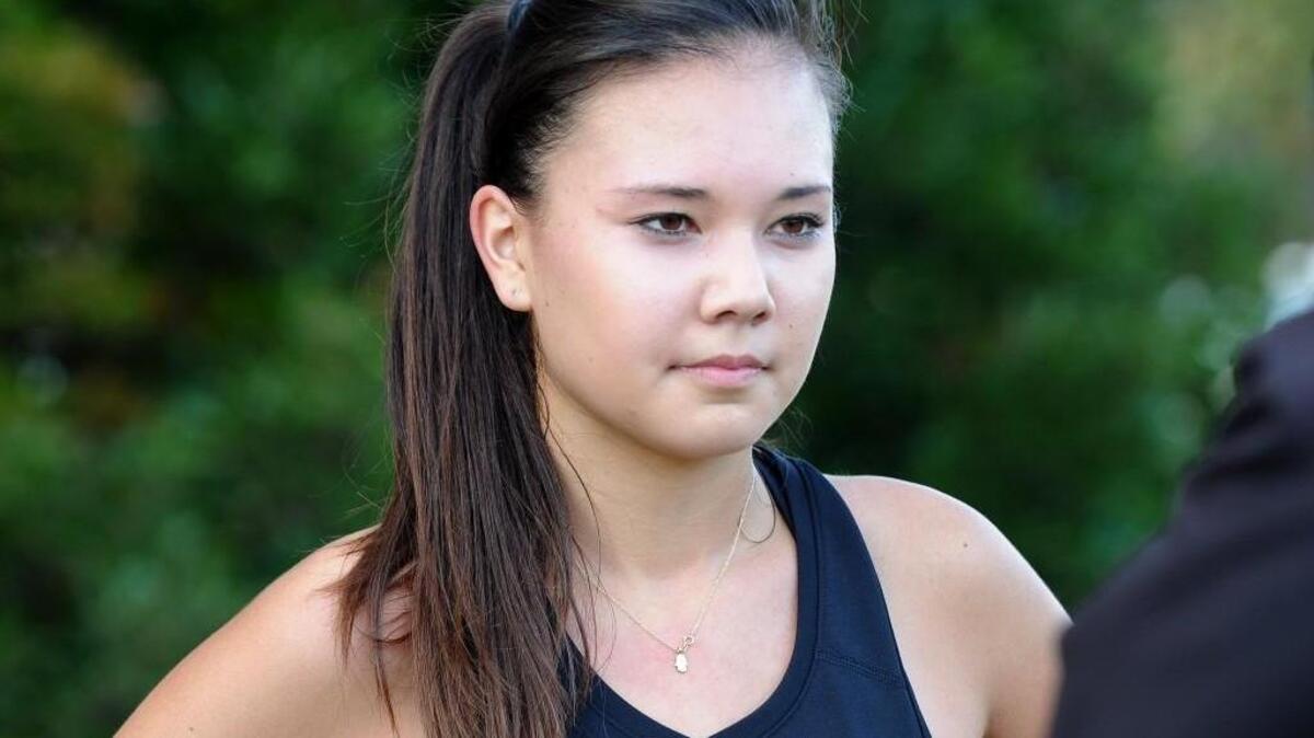 Sophie Ebihara after winning the PAC-6 individual championship earlier this year. She’s hoping for a big win Saturday.