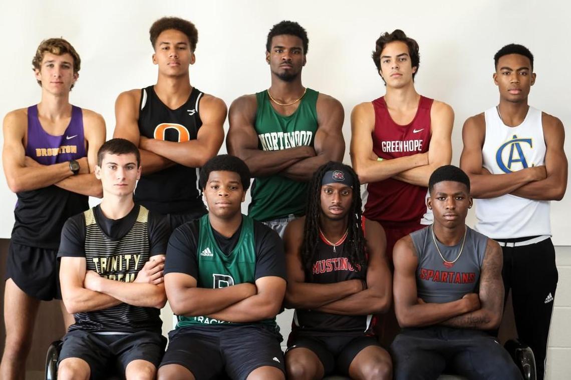 The News & Observer's All Metro Spring boys track and field team portraits on Friday, June 15, 2018.