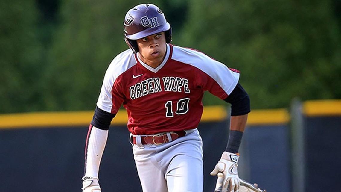 Former Blythewood standout Jordyn Adams was taken in the first round of the Major League Baseball Draft on Monday, June 4, 2018.
