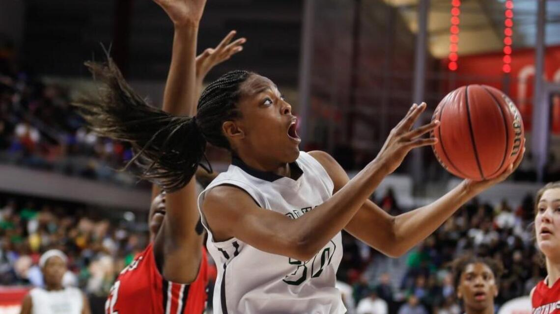Southeast Raleigh falls short in the NCHSAA 4A girls basketball championship game to Northwest Guilford