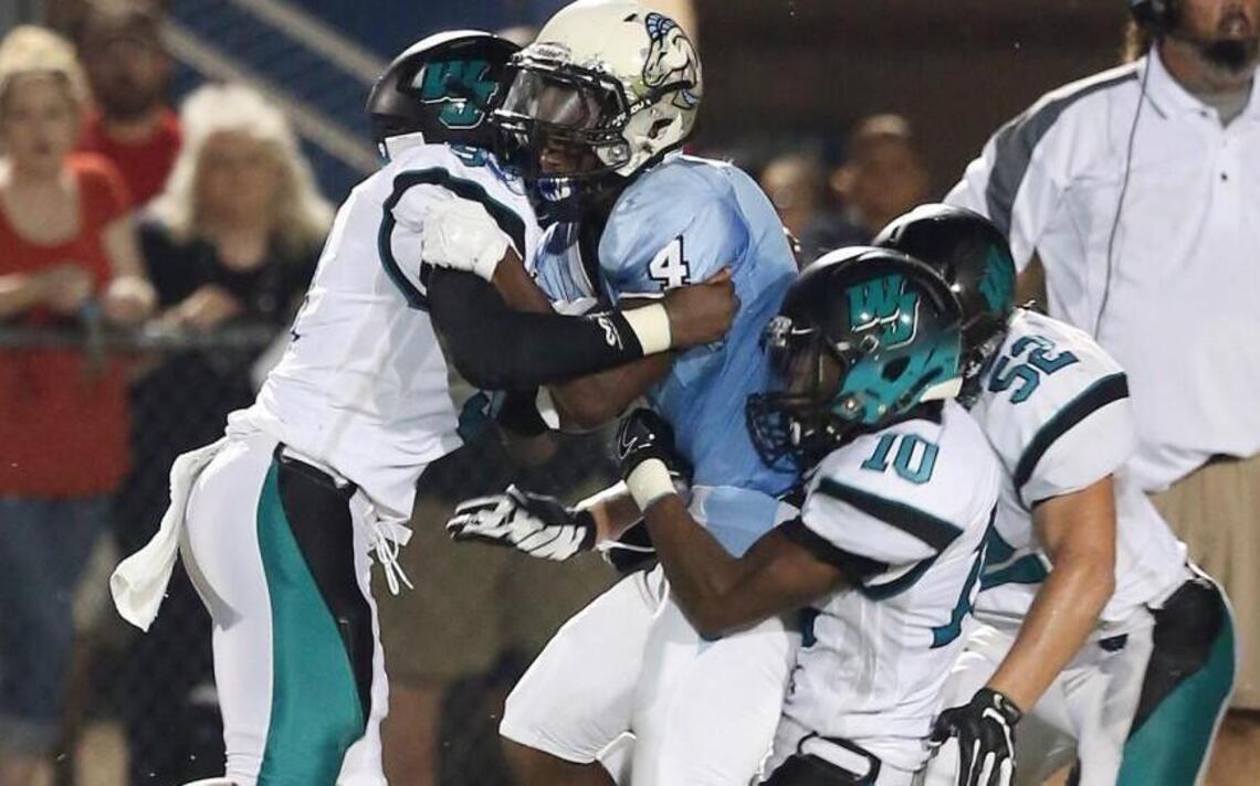 No. 11 West Johnston football throttles rival No. 16 Cleveland