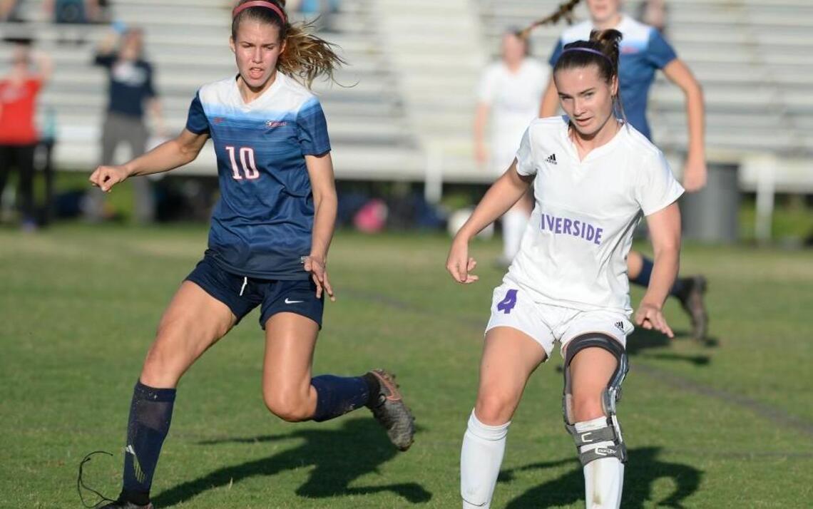 Riverside girls soccer’s McAdams happy to be back