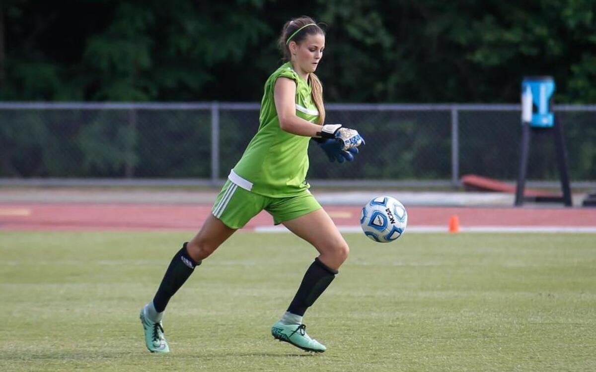 Franklin Academy’s Marlayna Frutiger was the NCAC’s 2016 girls soccer goalkeeper of the year after allowing just 14 goals all year and finishing with a goal-against average of 0.8 per game.