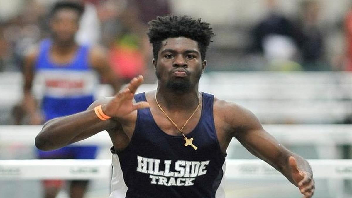 Marcus Krah won the 55m hurdles in 7.24 at February’s NCHSAA 4A Indoor Track & Field Championship.