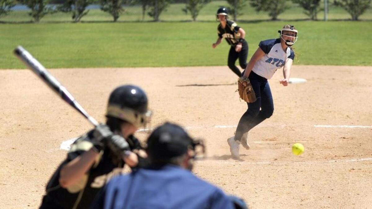 C.B. Aycock's Allie Phillips pitches to South Johnston during the Harnett Central Easter Tournament game, which was played on Wednesday, March 30, 2016 in Harnett County. Aycock beat South Johnston 7-6 in the championship game. Western Harnett beat Harnett Central 7-6 in extra innings for third place. Triton beat Union Pines 8-4 in the consolation game.