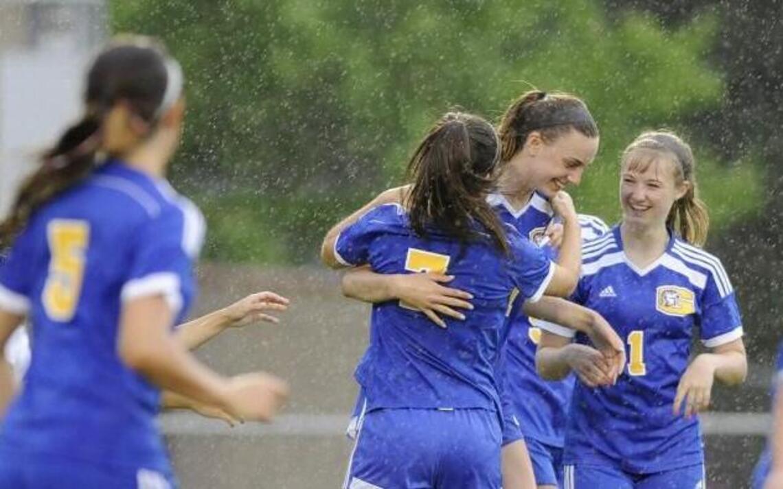 Garner girls soccer led by young forwards